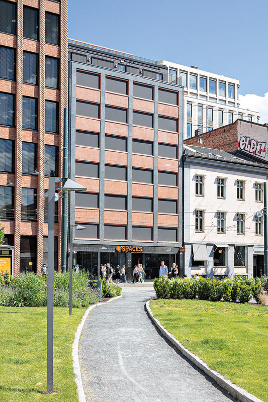This Oslo Workplace Is Made of 80 Percent Upcycled Building Materials