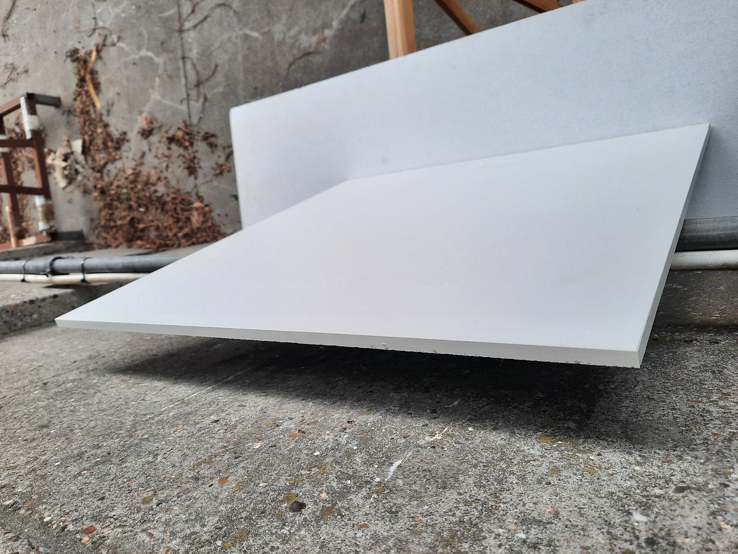 Carrelage blanc rectifié (60x60cm)