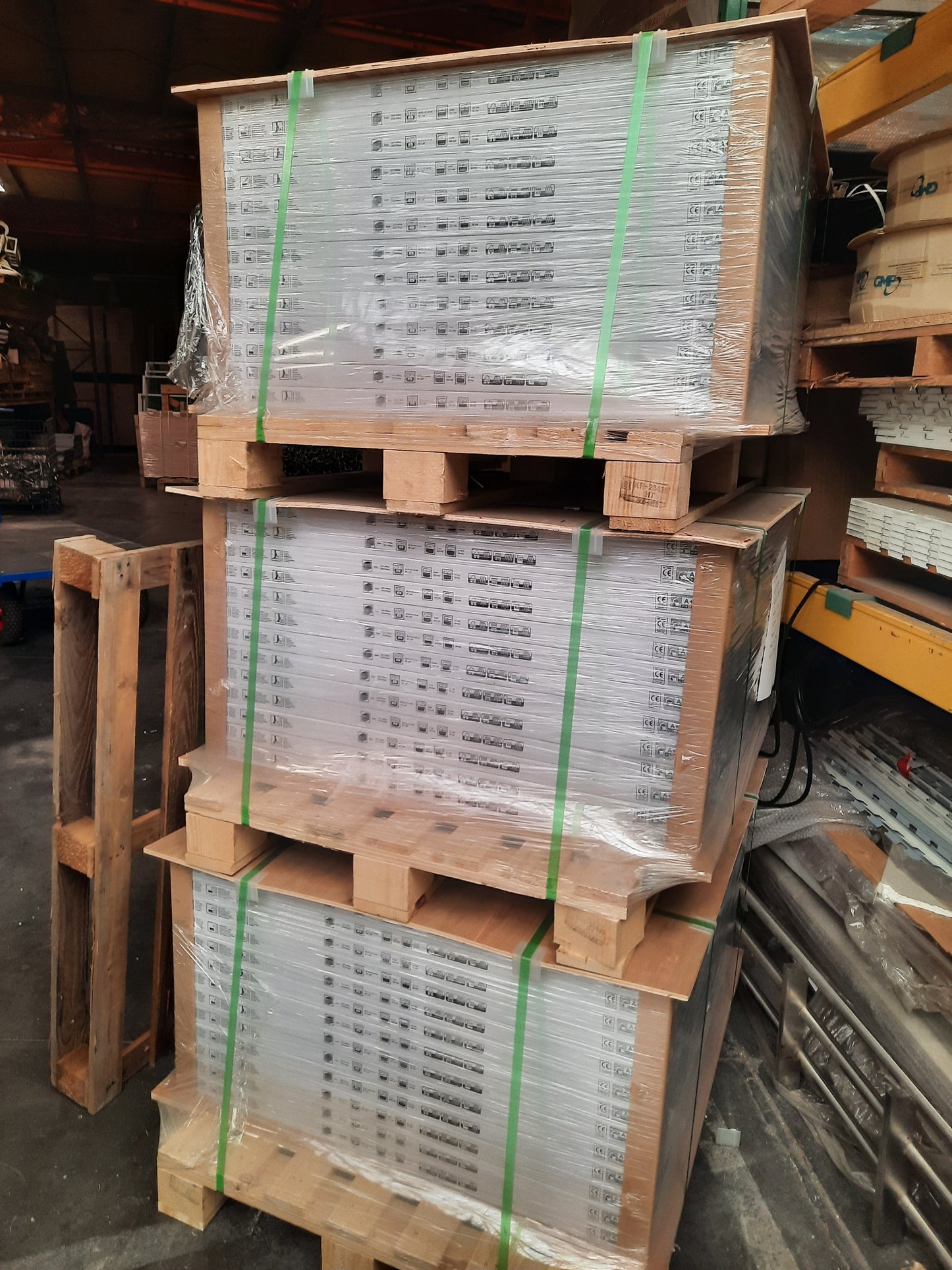 Dalles souples en PVC effet béton (90x45 cm)