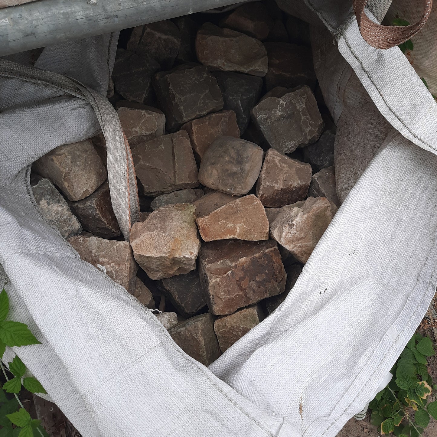 Bigbags de pierres naturelles à batir (moellons)