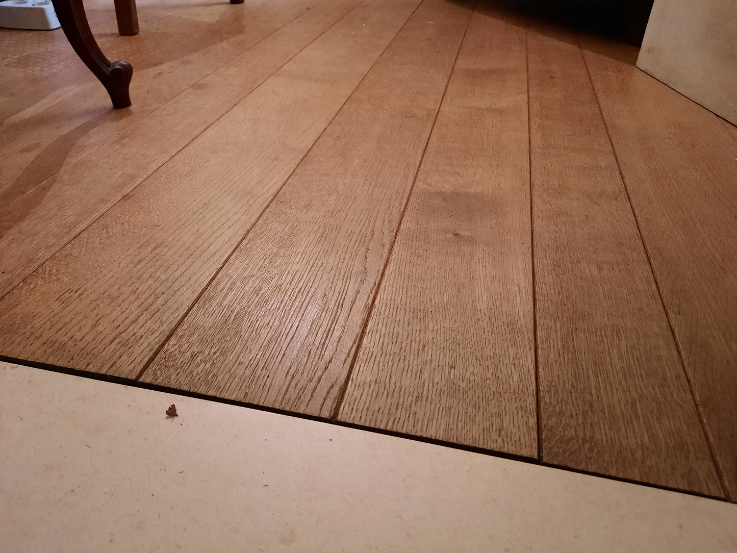 Lot de parquet ancien en chêne massif d'épaisseur 15 mm (30 m²)