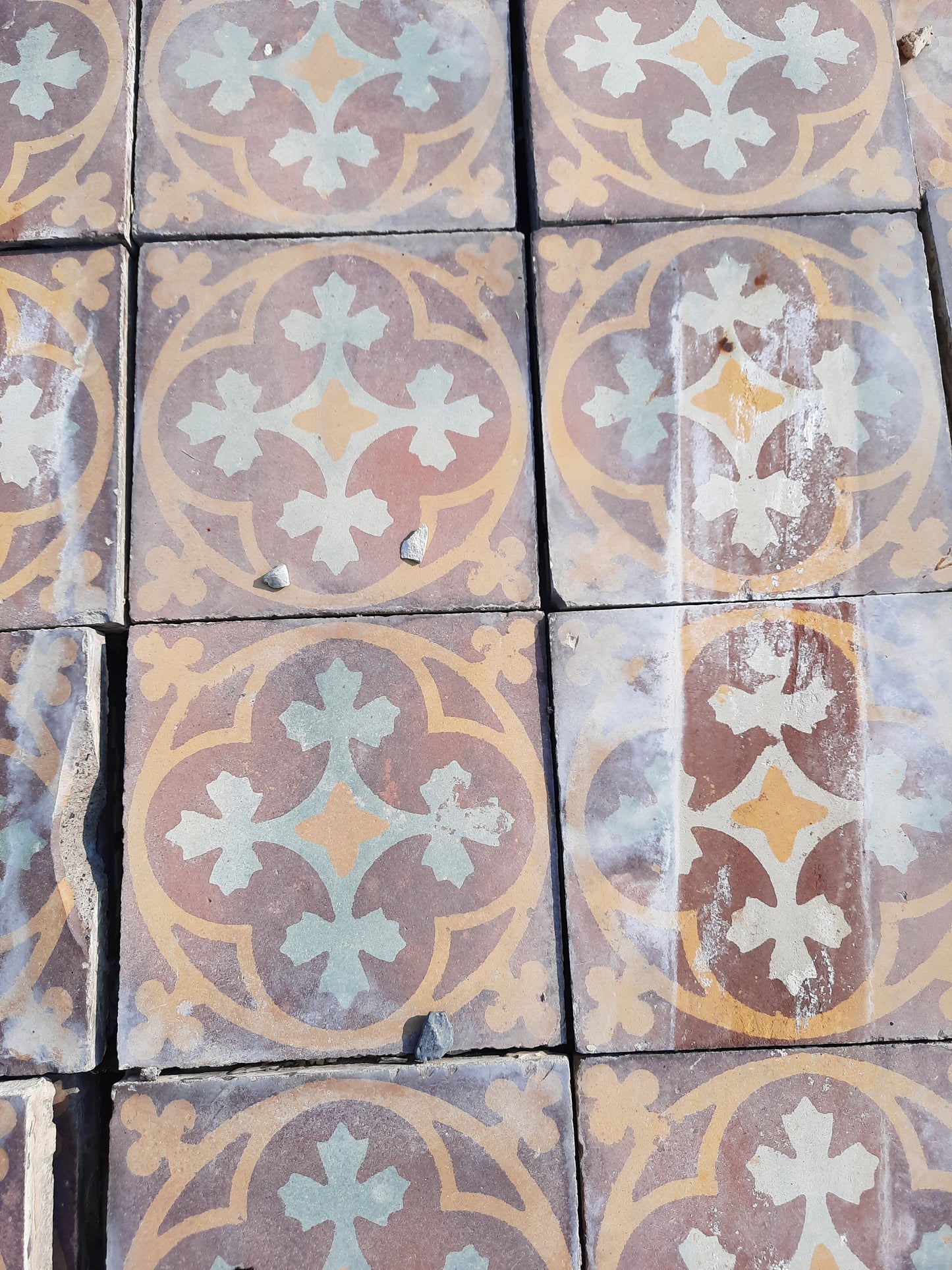 Carreaux de ciment (16,5 x 16,5cm)