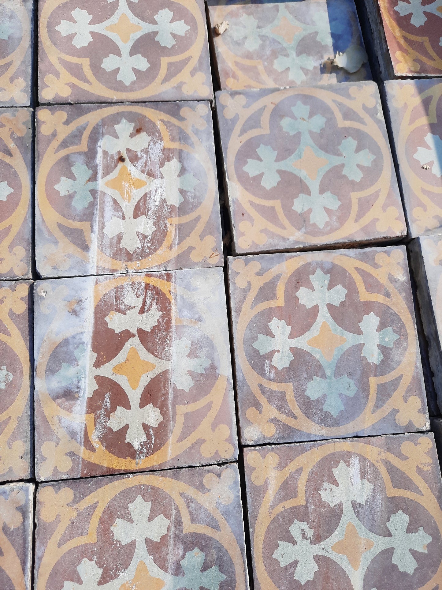 Carreaux de ciment (16,5 x 16,5cm)