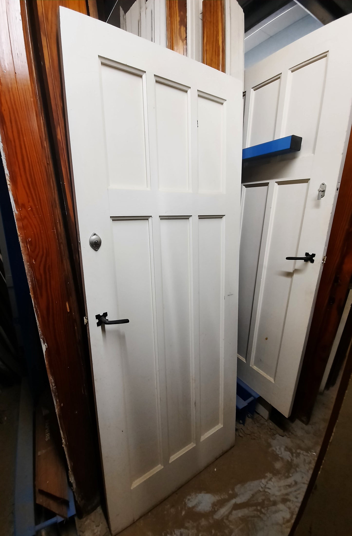Portes anciennes en bois (lot de 7)