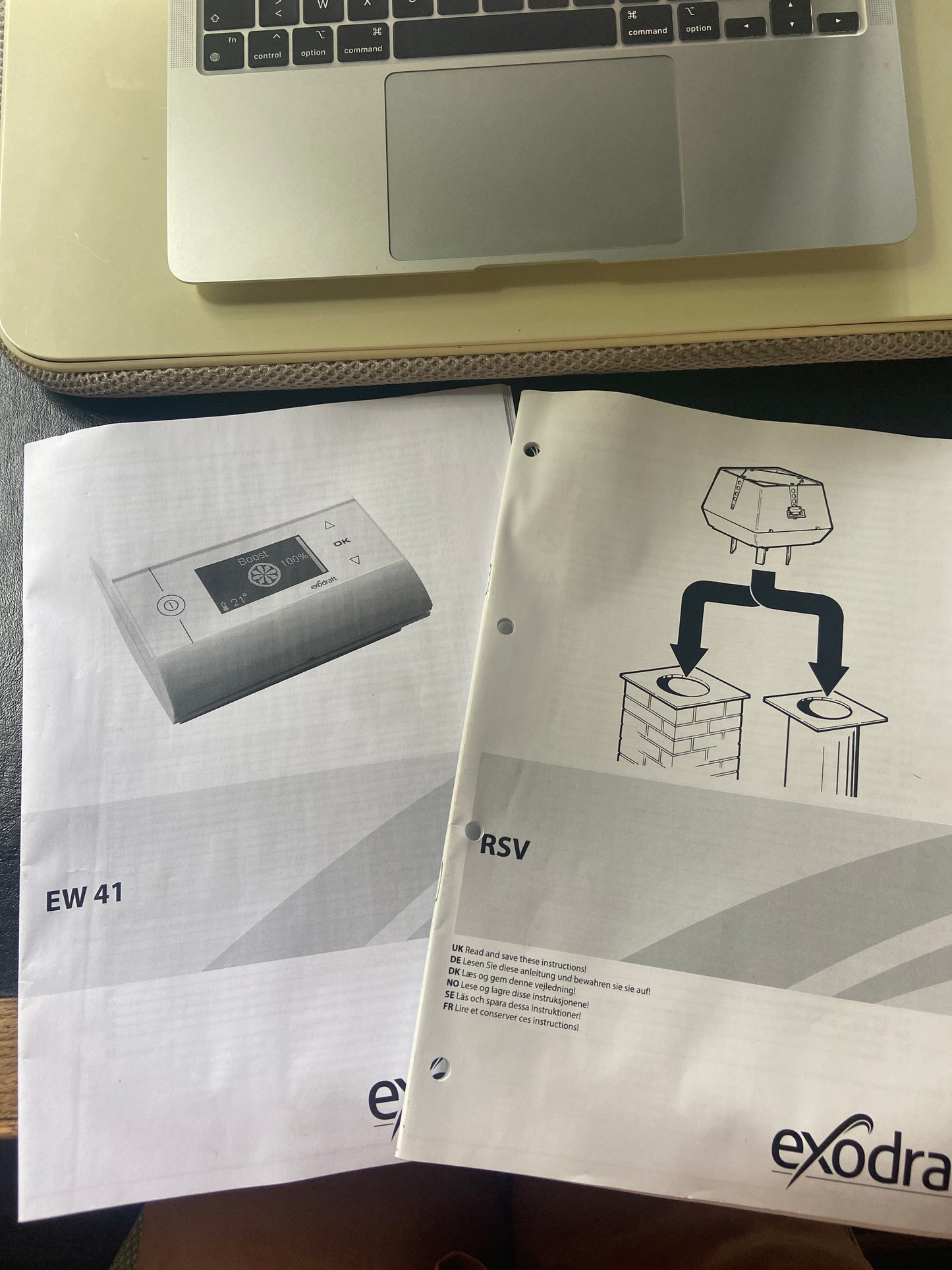 Extracteur de cheminée RSV 14 avec Commande EW41