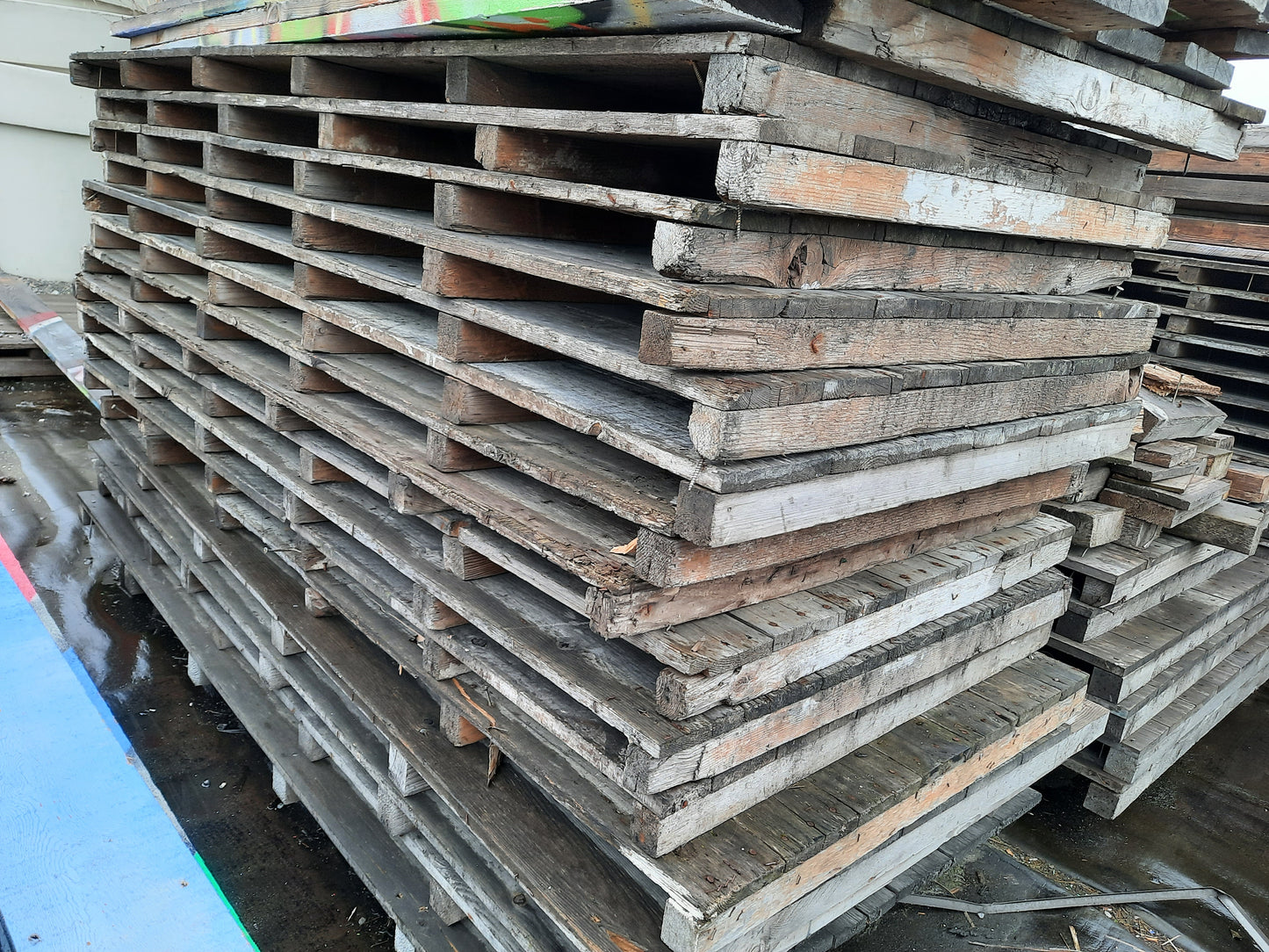 Planchers extérieurs en bois (éléments de 3,30 m²)
