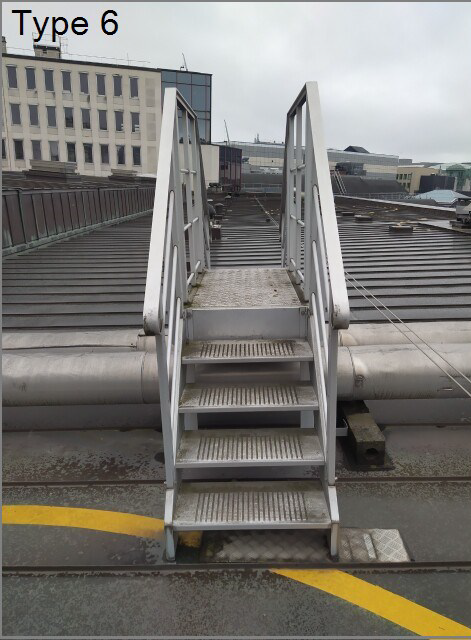 Escaliers industriels de réemploi