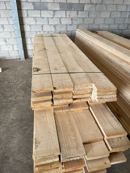 Lot de 40 planches de bois de 38 x 220 mm (longueur de 3 m)