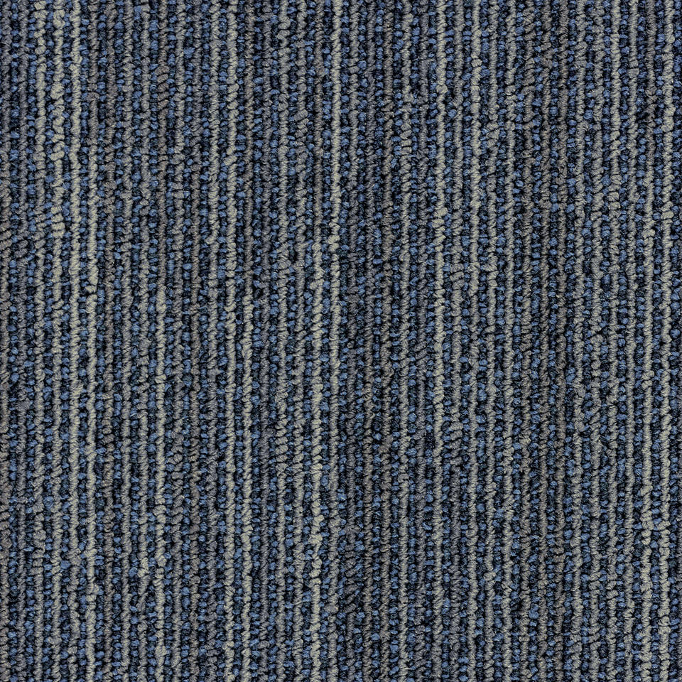 Dalles de moquettes de couleur bleu-grise (50x50cm)