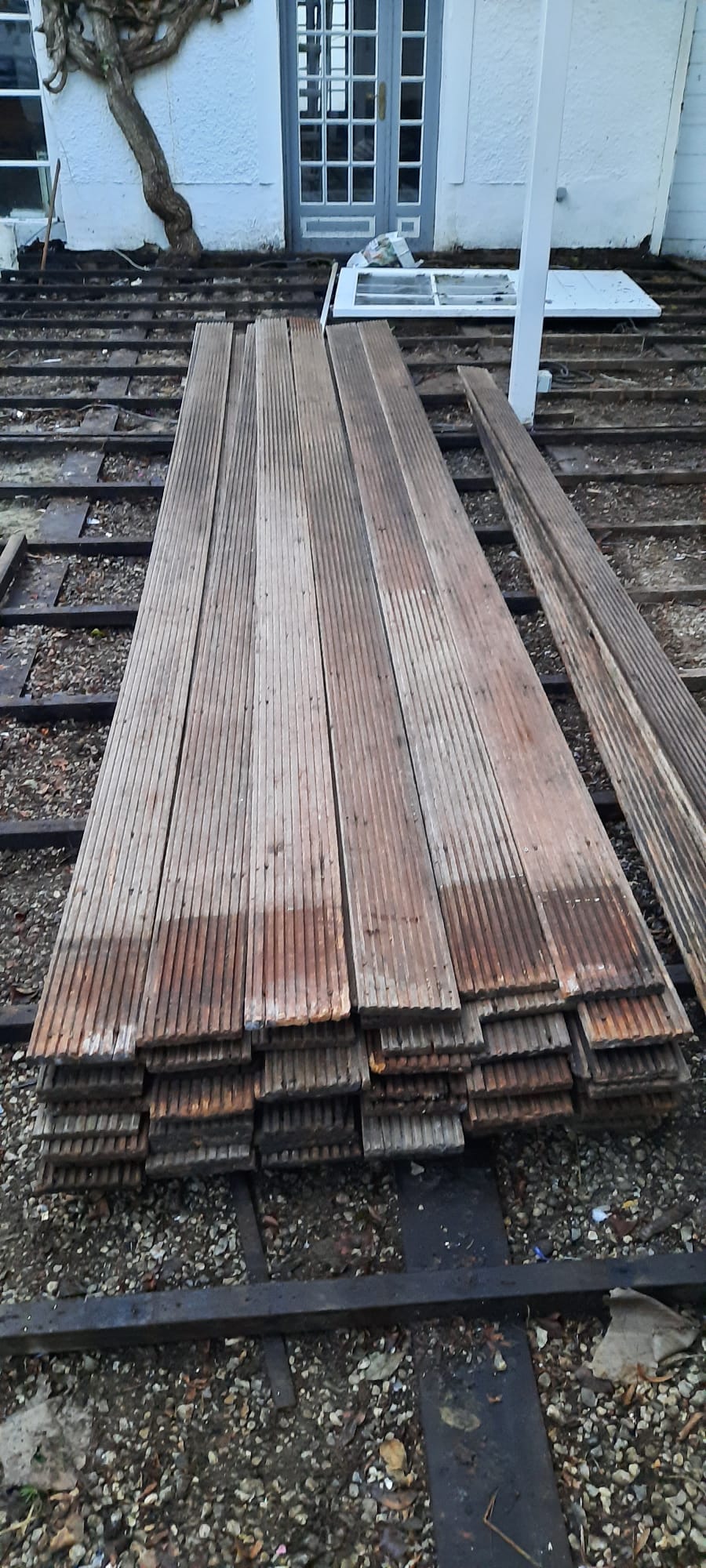 Planches de bois de terrasse (400 x 14 x 2 cm)
